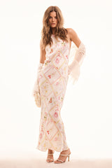 Brynthe Silk-Blend Fruit Print Dress