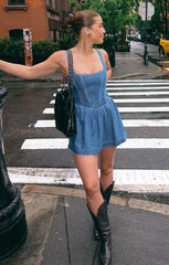 Nina Skort Dress ~ Shadow Blue