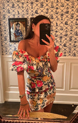 Major Drama Dress ~ Charm Peony White Taffeta