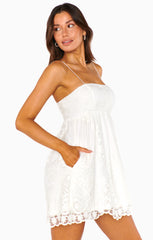 Avery Mini Dress ~ Adorning Lace White