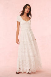 Bisolet Eyelet Lace Maxi Dress