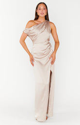 Jodie Dress ~ Show Me The Ring Luxe Satin
