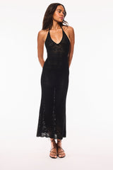 Cillian Pointelle Knit Maxi Dress