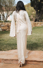 Sarah Dress ~ Cream Daisy Burnout