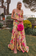 Juliet Maxi Dress ~ Mimosa Floral Taffeta