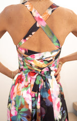 Abigail Maxi Dress ~ Moonlit Garden Gala Taffeta