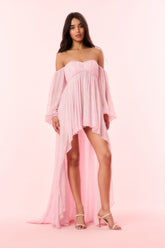 Kataline Floral High-Low Dress