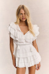 Liv Cotton Ruffled Heritage Dress