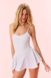 Lunella Gingham Print Active Dress