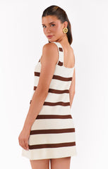 Mellow Mini Dress ~ Driftwood Stripe