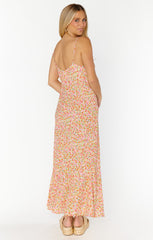 Uptown Slip Dress ~ Beachy Blossom