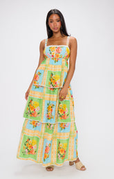 Peyton Midi Dress ~ Country Bouquet