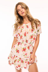 Natasha Upcycled Cotton Mini Dress - ISLAND VIBES