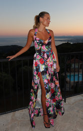 Abigail Maxi Dress ~ Moonlit Garden Gala Taffeta