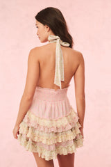 Quintelle Cotton Mixed Print Mini Dress