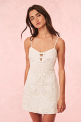 Rosalisa Cotton Doiley Lace Mini Dress