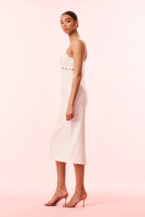 Sydelle Linen Cut-Out Midi Dress