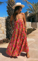 Long Weekend Maxi Dress ~ Paradise Palms