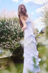 Nocelle Cotton Ruffle Maxi Dress