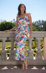 Pauline Peplum Dress ~ Blissful Garden Gala