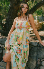 Peyton Midi Dress ~ Country Bouquet