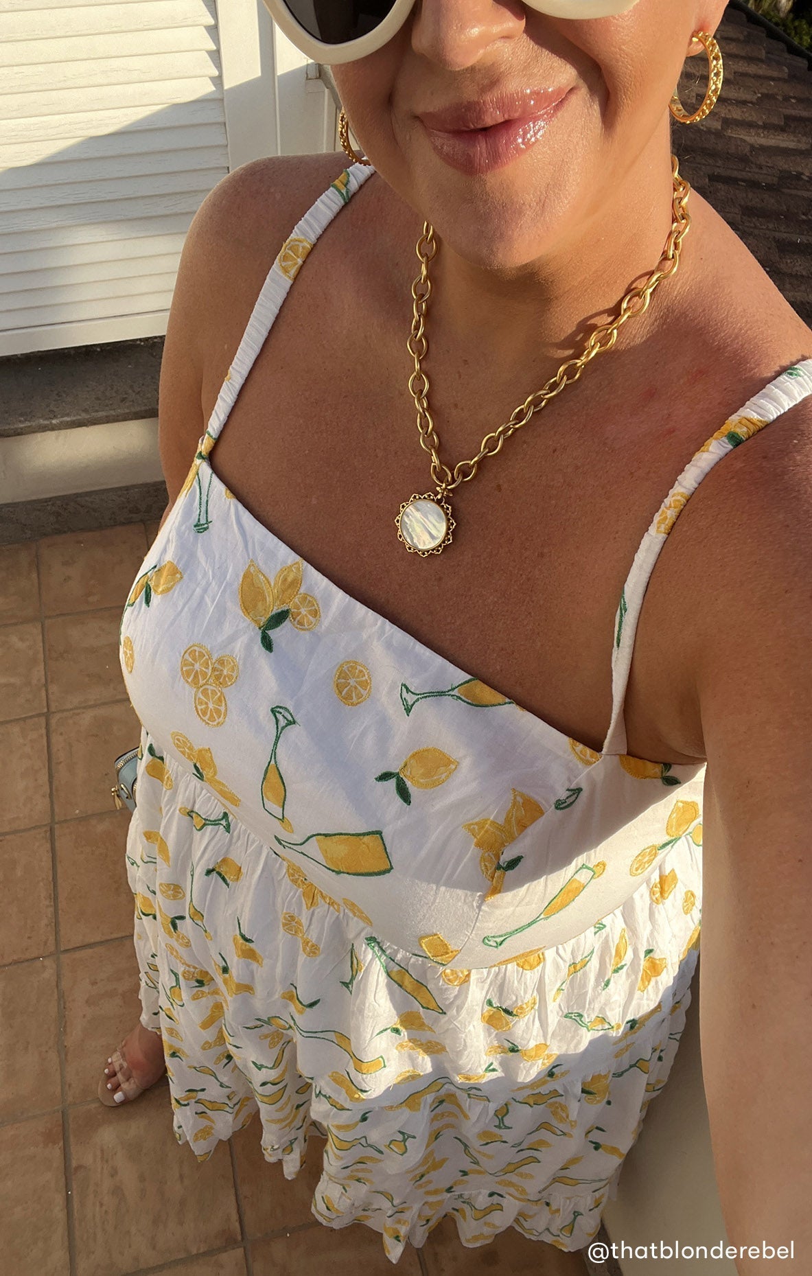 Summer Fling Midi Dress ~ Limoncello Embroidery