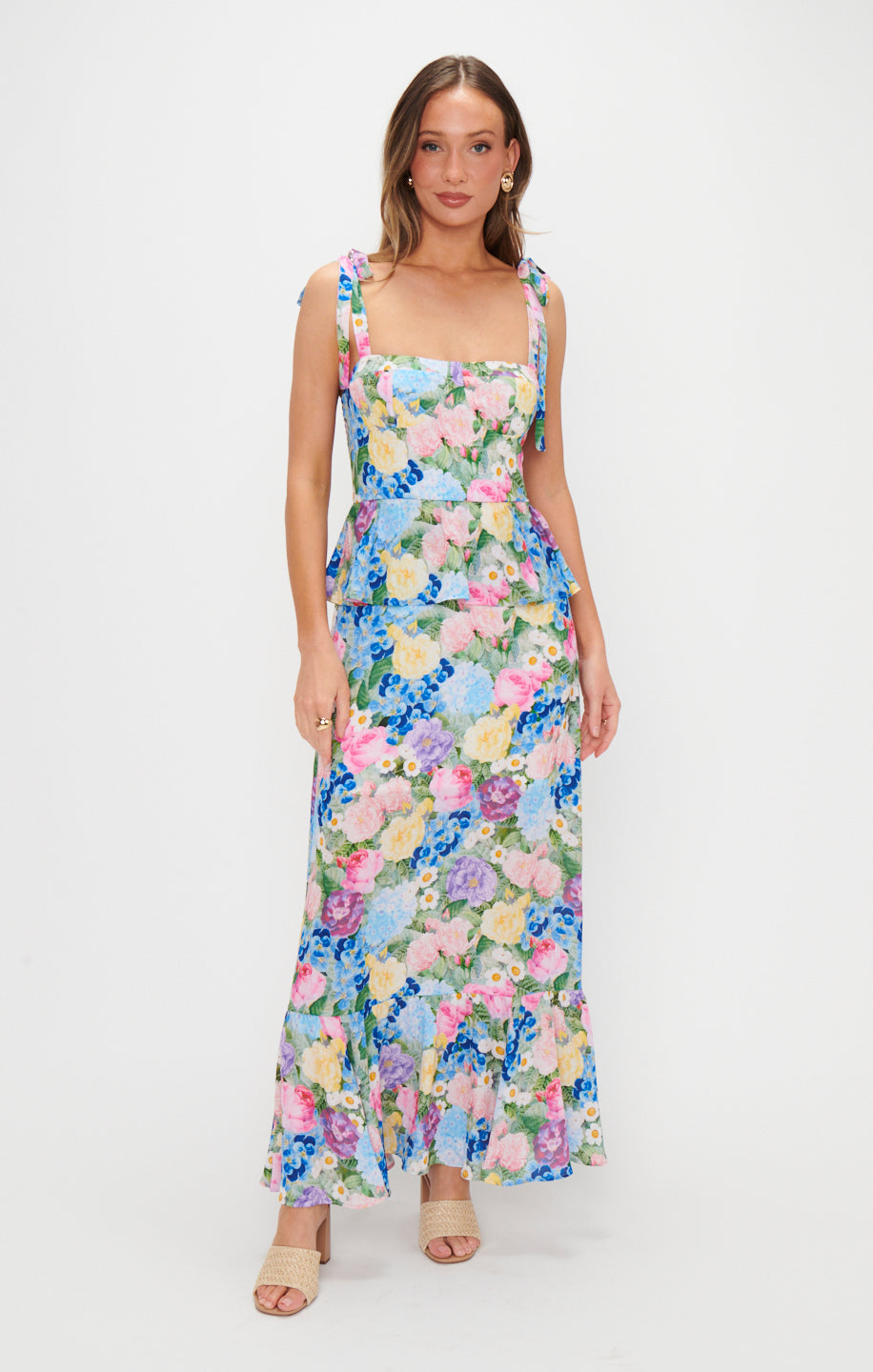 Paxton Midi Dress ~ Flower Shop
