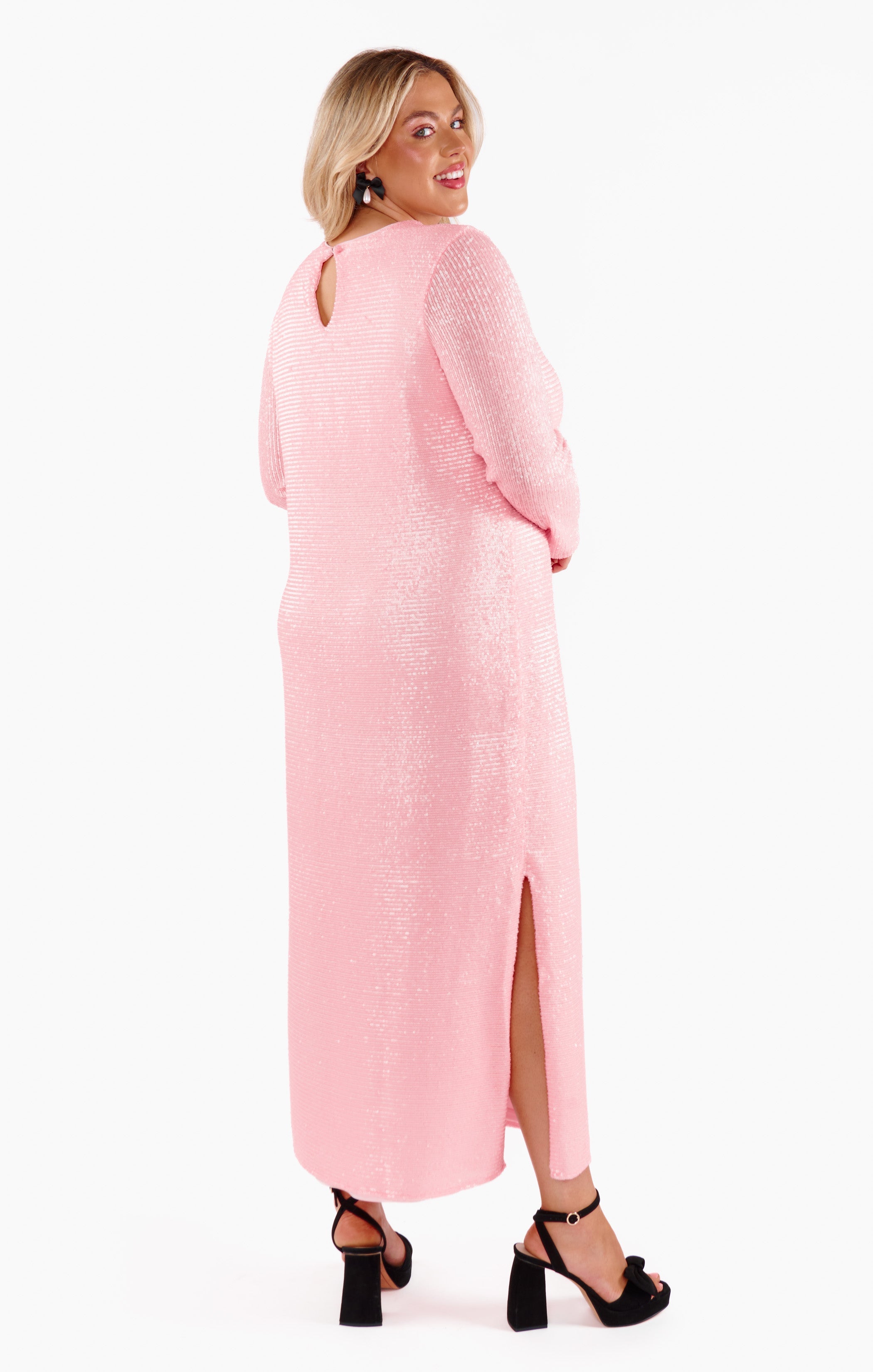 Maddison Dress ~ PinkPinkPink Sequins