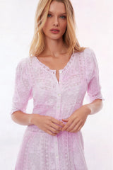 Minka Maxi Dress-PEONY PINK