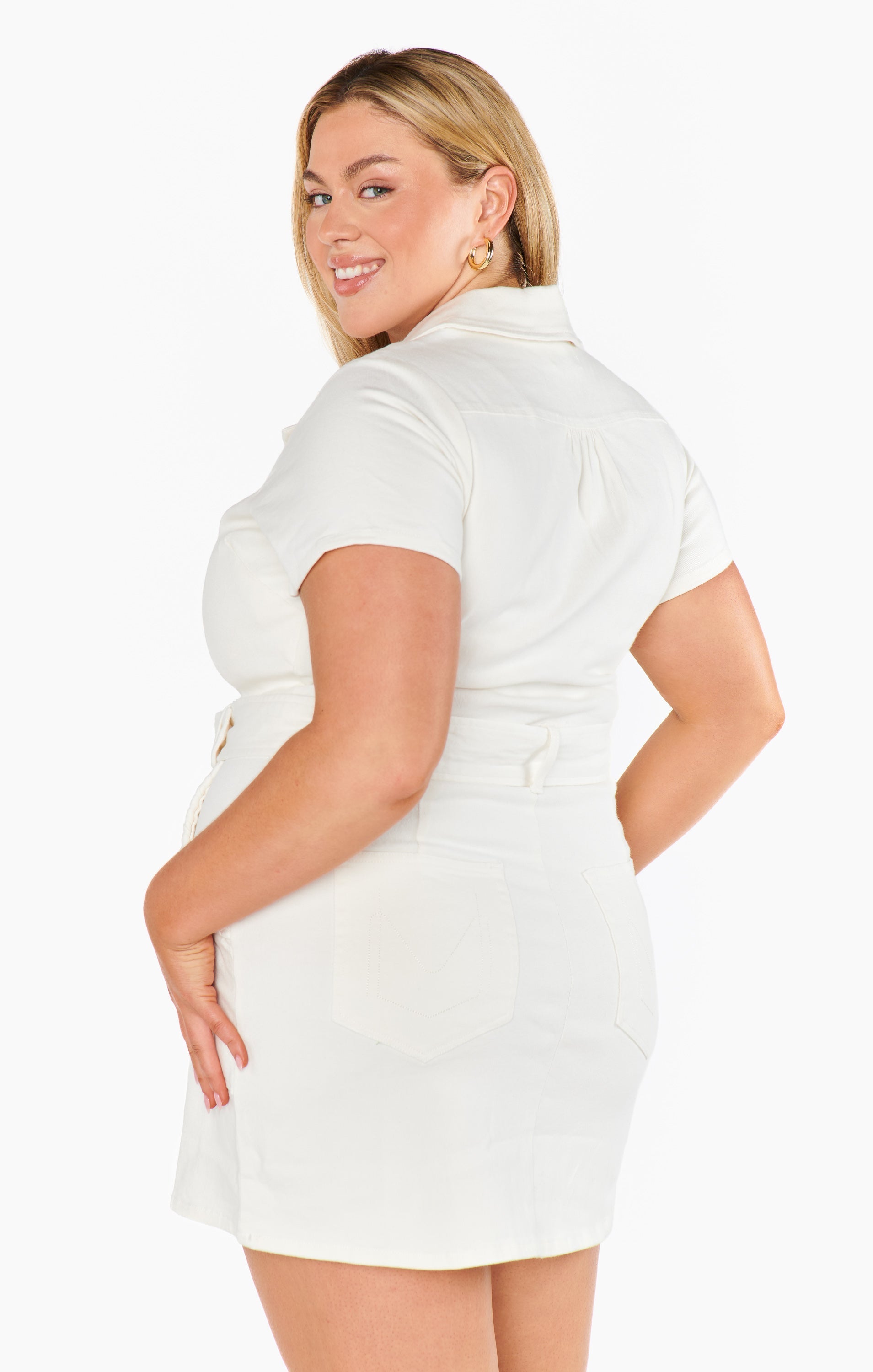 Outlaw Dress ~ Pearly White