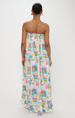 Around The World Maxi Dress ~ Amalfi Coast Linen