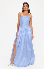 Morgan Maxi Dress ~ Borrowed Blue Taffeta