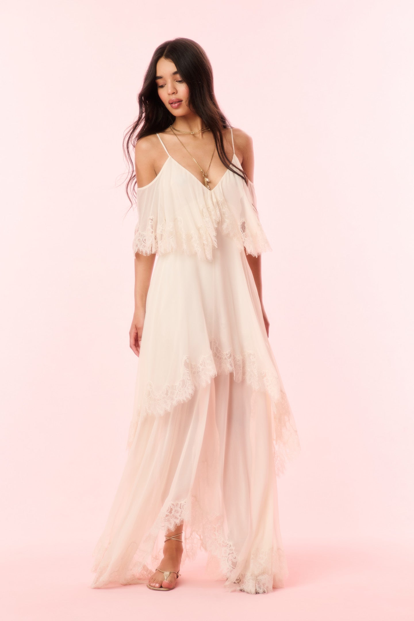 Annavelle Silk Chiffon Maxi Dress