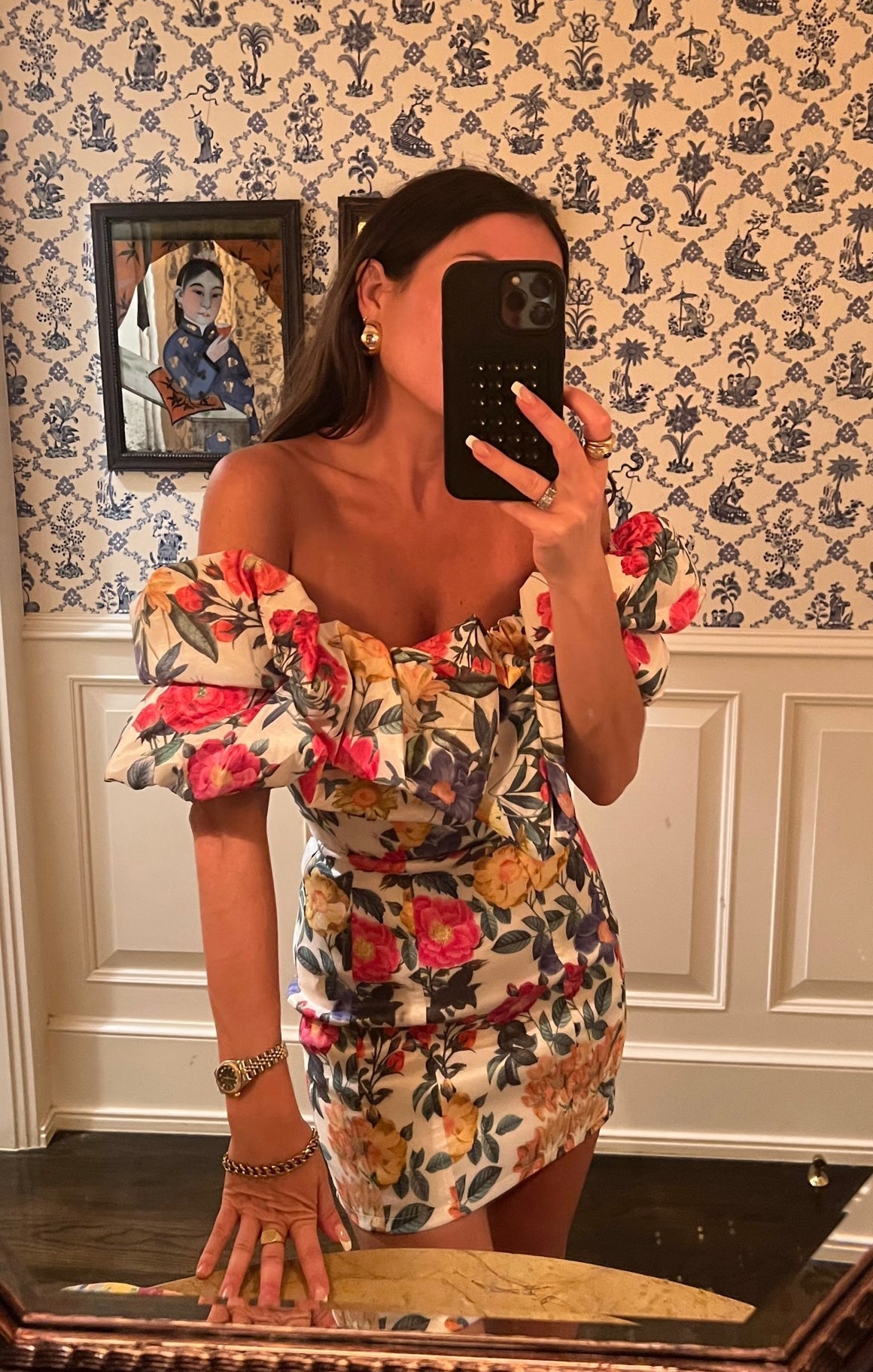 Major Drama Dress ~ Charm Peony White Taffeta