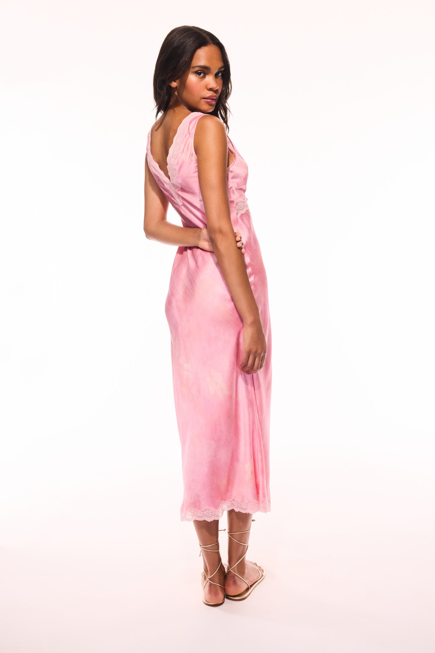 Bier Silk-Blend Midi Dress