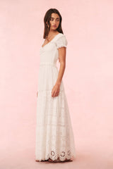 Bisolet Eyelet Lace Maxi Dress