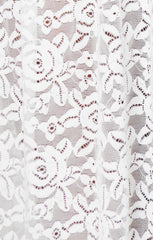 Diana Drop Waist Dress ~ White Lovely Lace