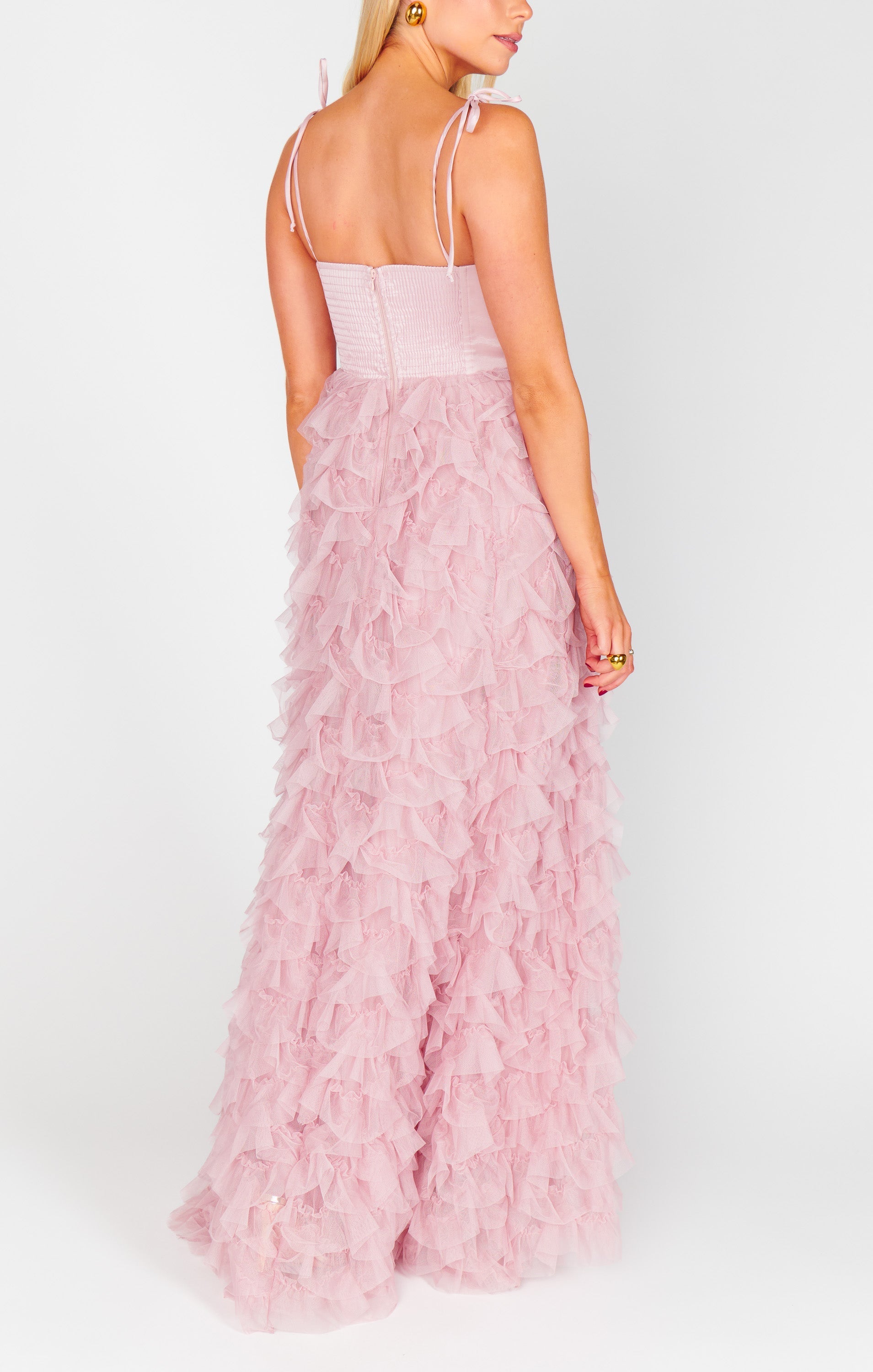 Francesca Maxi Dress ~ Ballet Slipper Ruffle Tulle
