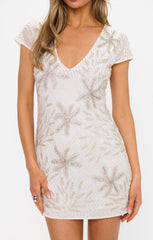 Arista Mini Dress ~ Under The Sea Embellishment