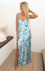 Anderson Maxi Dress ~ Cottage Floral Blue