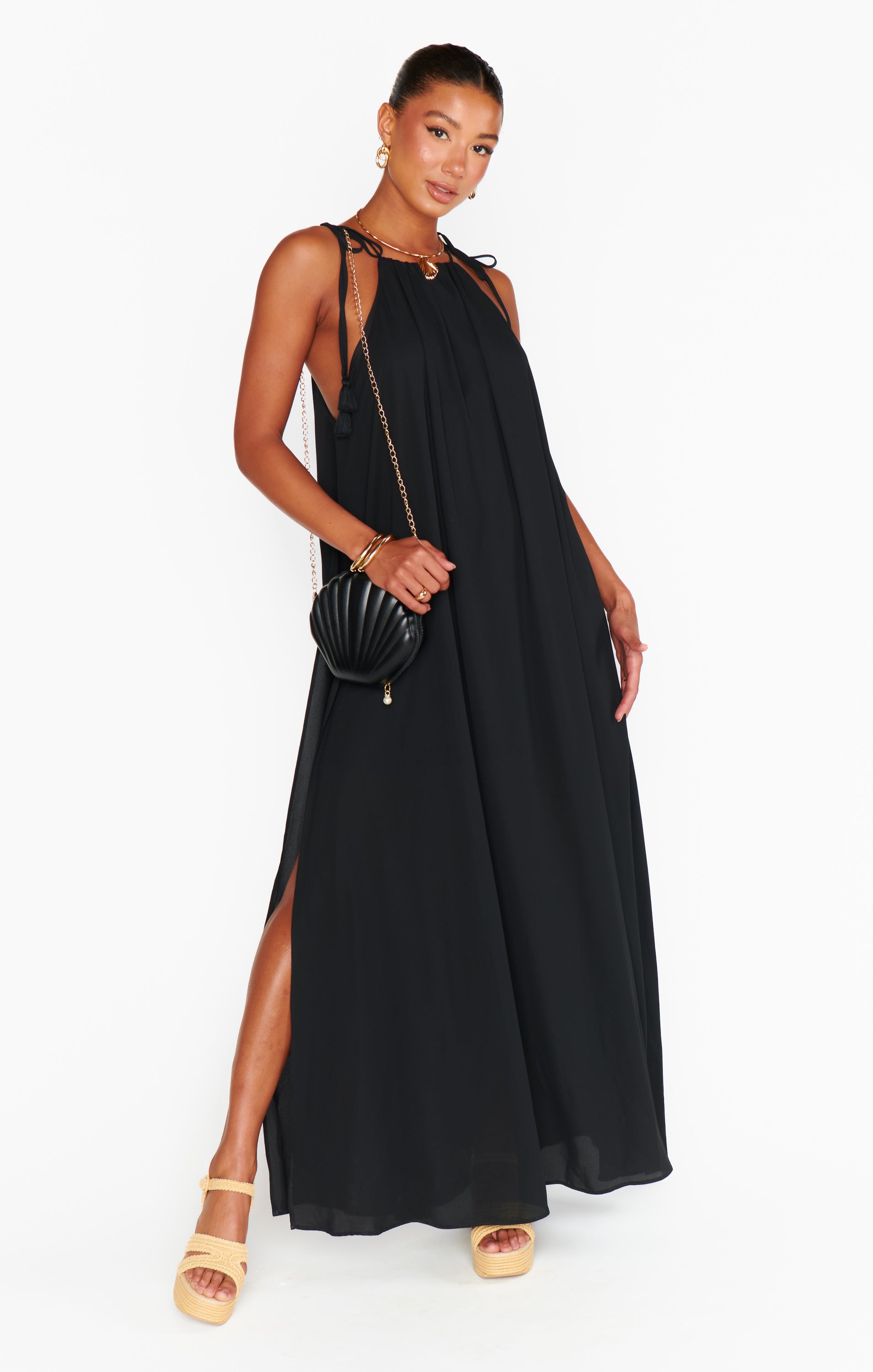 Rochester Maxi Dress ~ Black