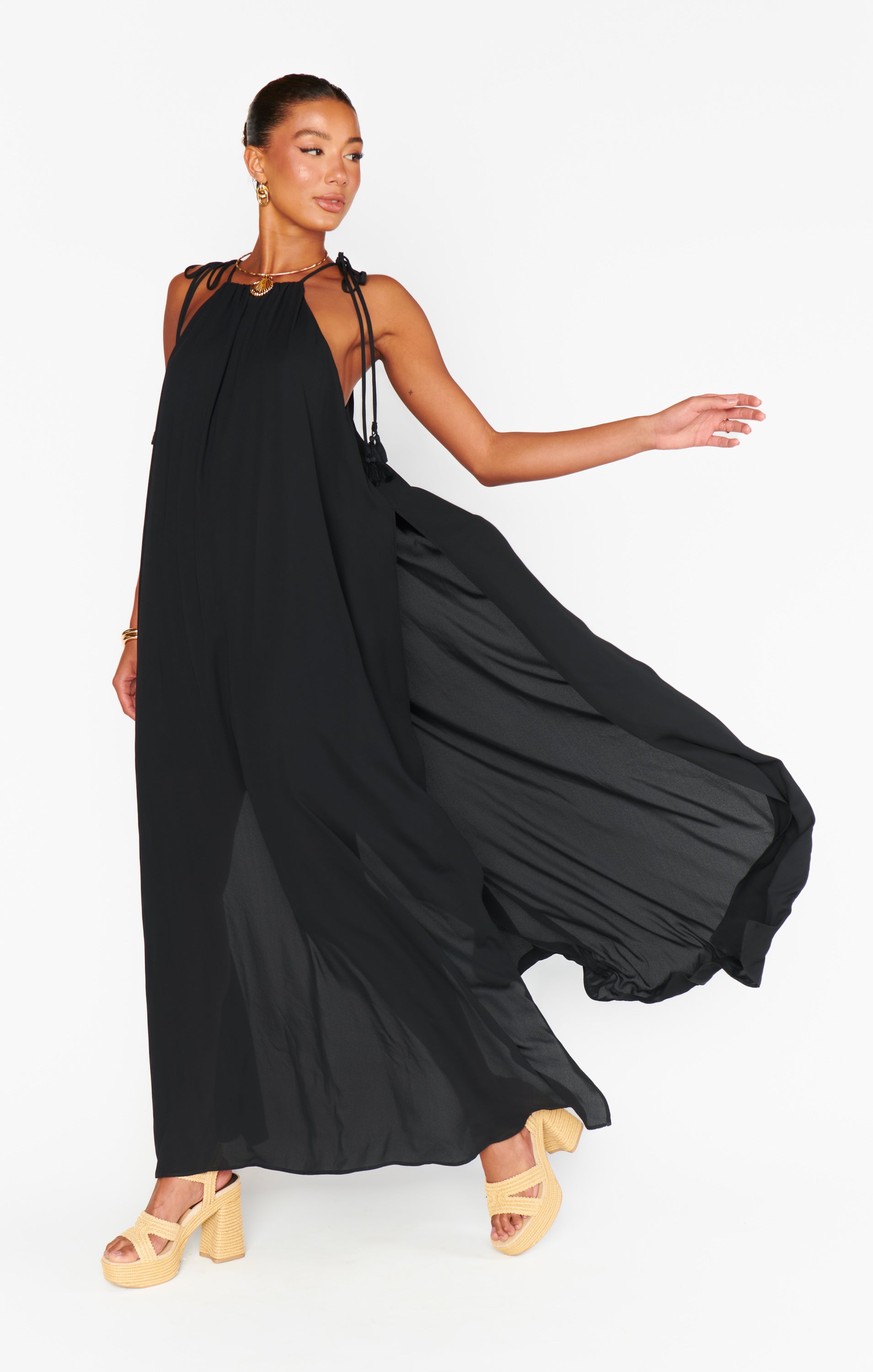Rochester Maxi Dress ~ Black