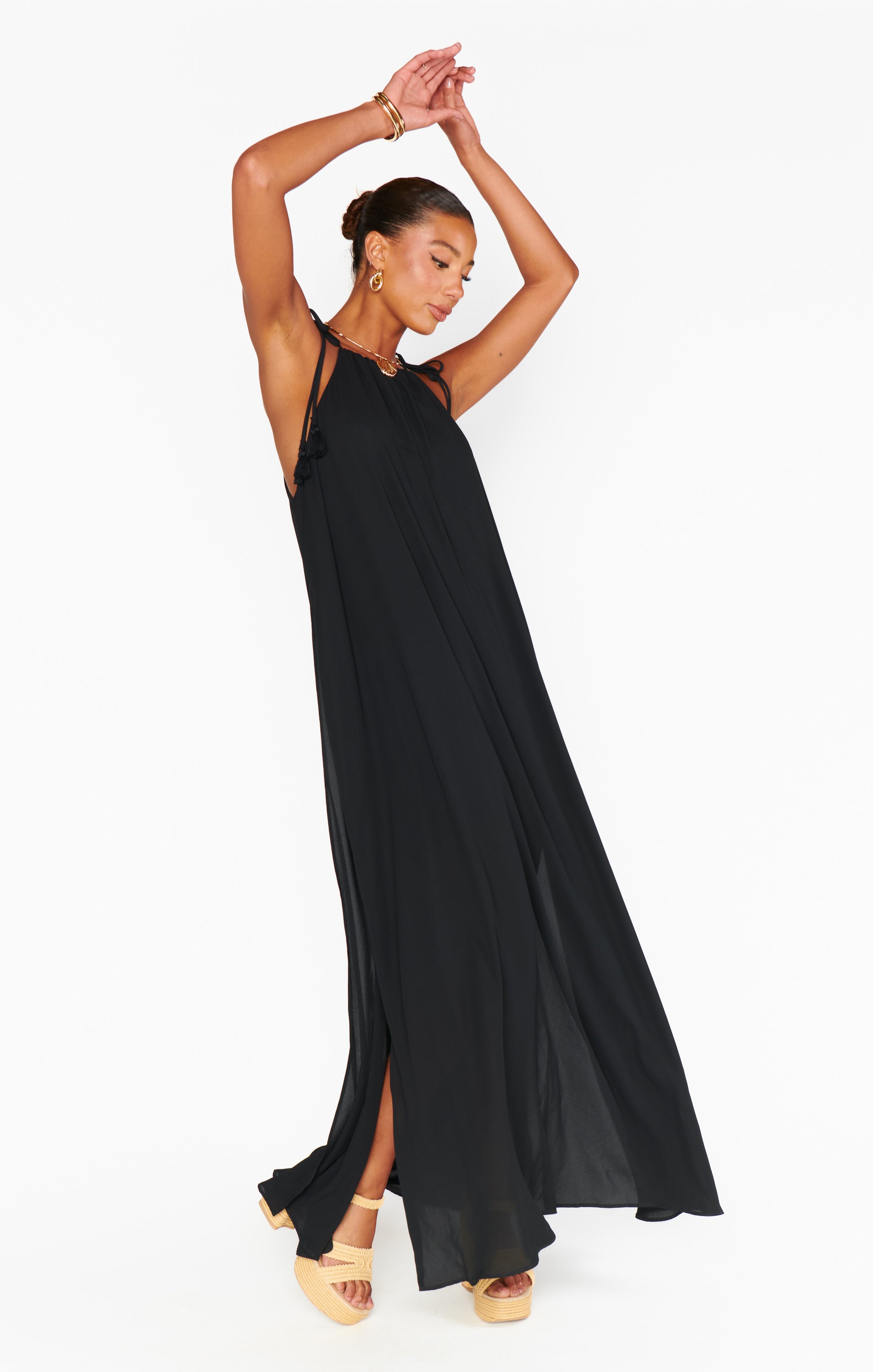 Rochester Maxi Dress ~ Black