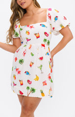 Sightseeing Mini Dress ~ Island Icons