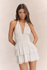 Deanna Heritage Halter Mini Dress