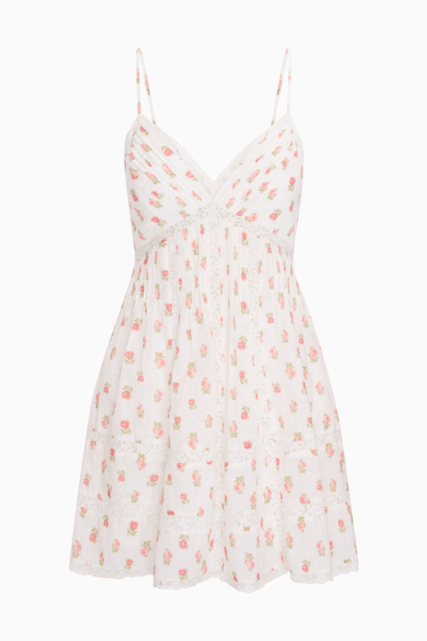 Docila Upcycled Floral Cotton Mini Dress