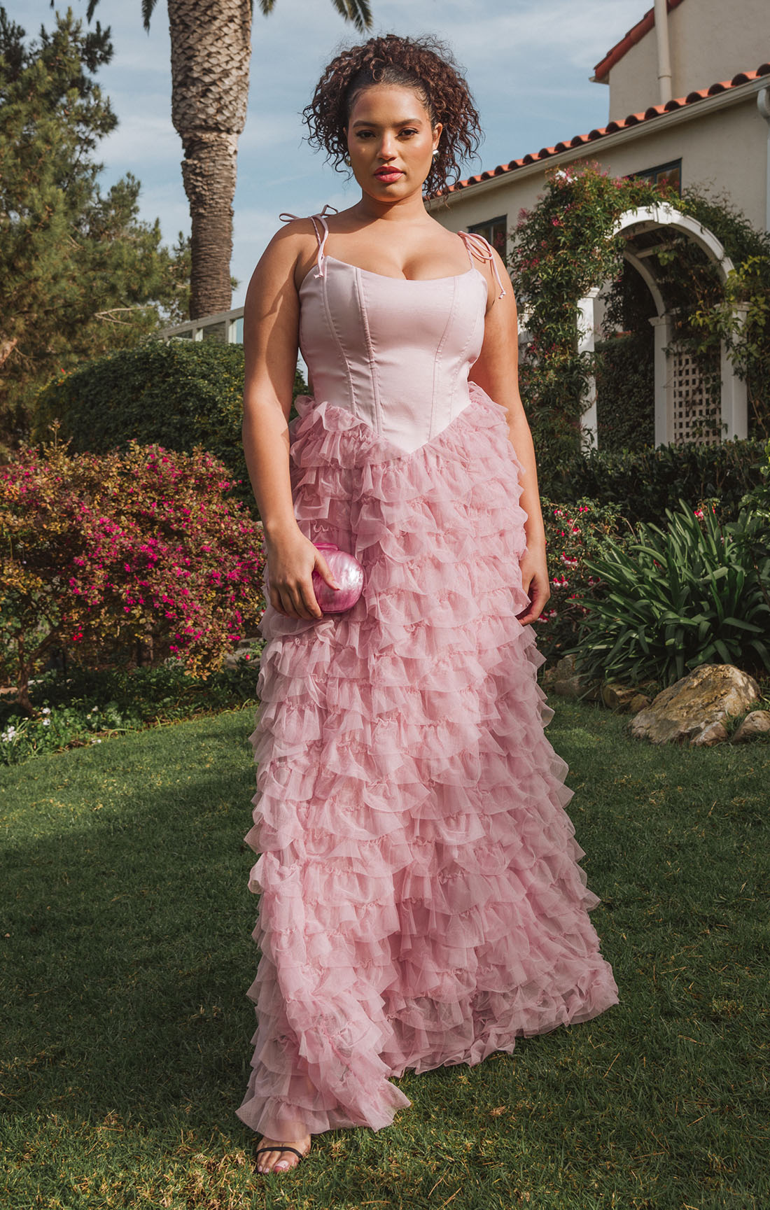 Francesca Maxi Dress ~ Ballet Slipper Ruffle Tulle