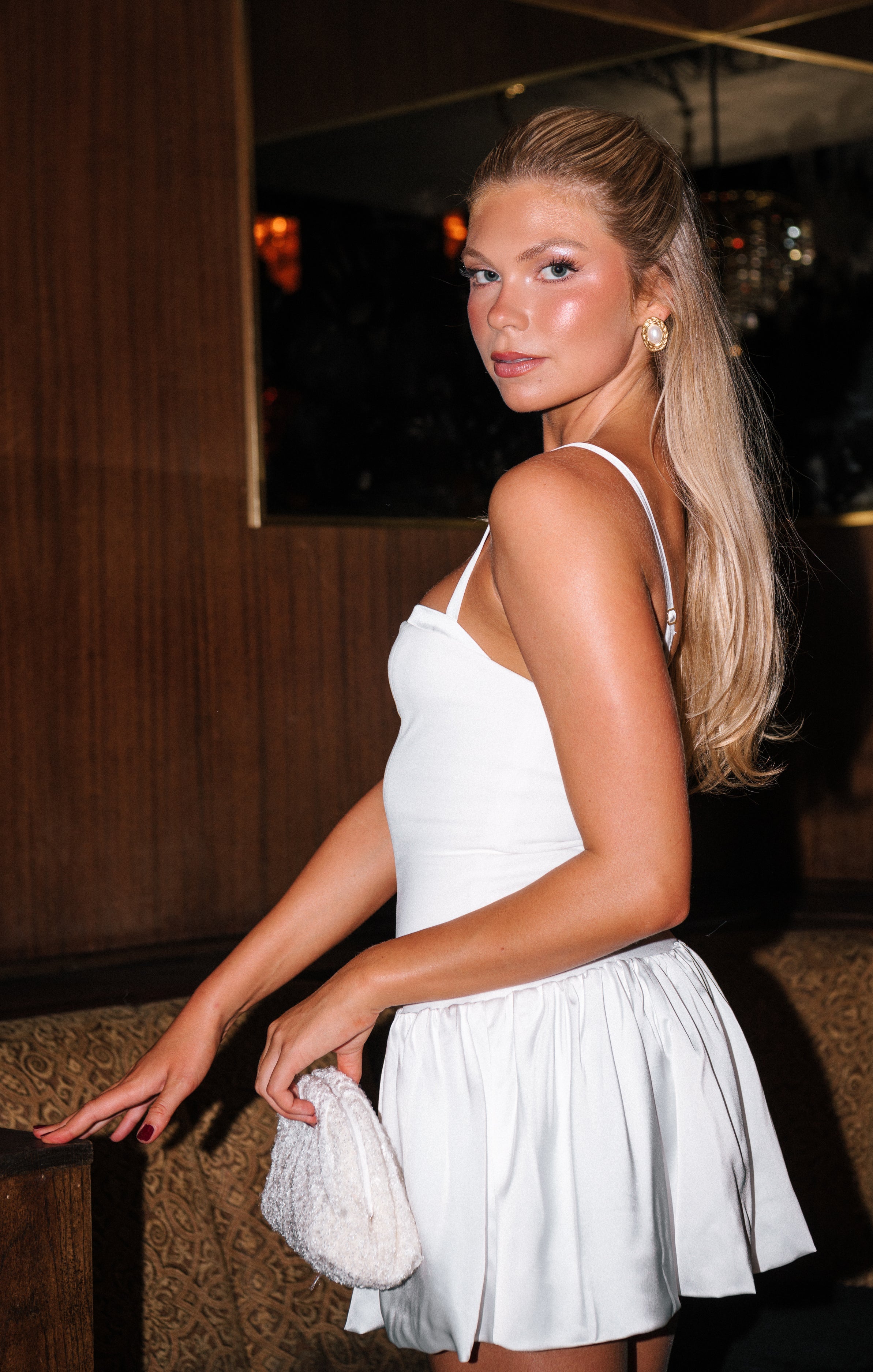 Tiffany Skort Dress ~ White