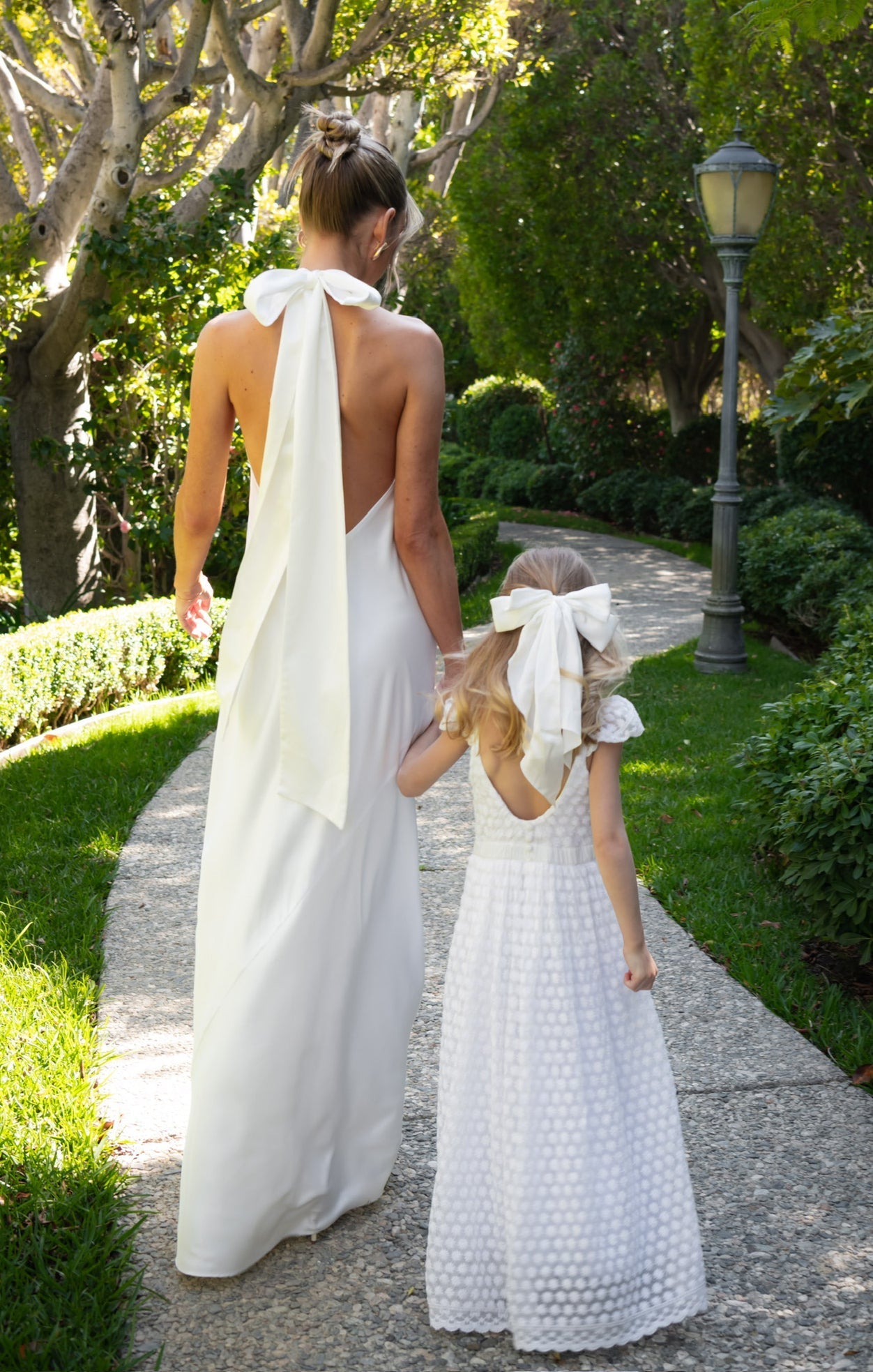 Lisa Maxi Dress ~ Ivory Luxe Satin