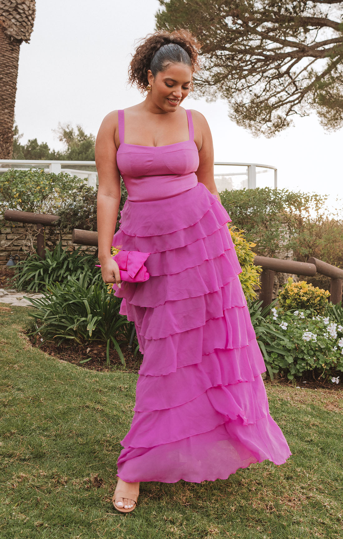 Katarina Maxi Dress ~ Magenta Majesty